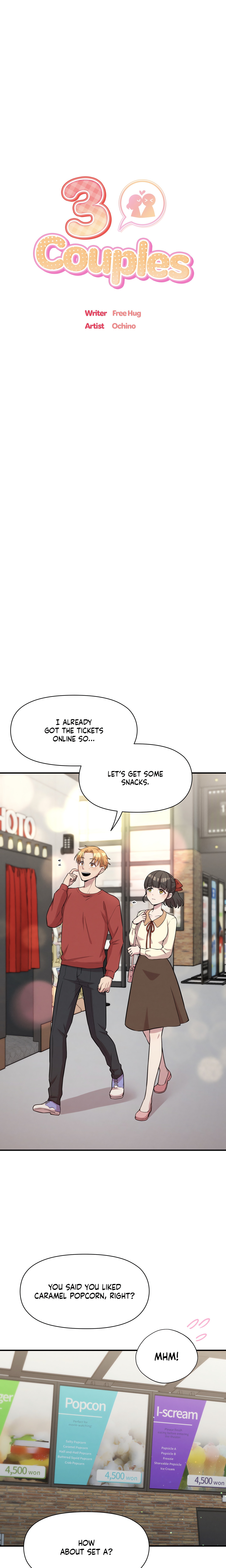 3 Couples (Official) chapter 5 page 1