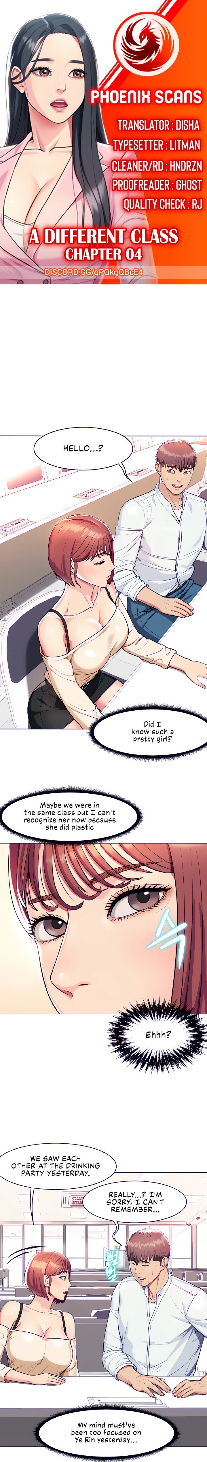 A Different Class chapter 4 page 1