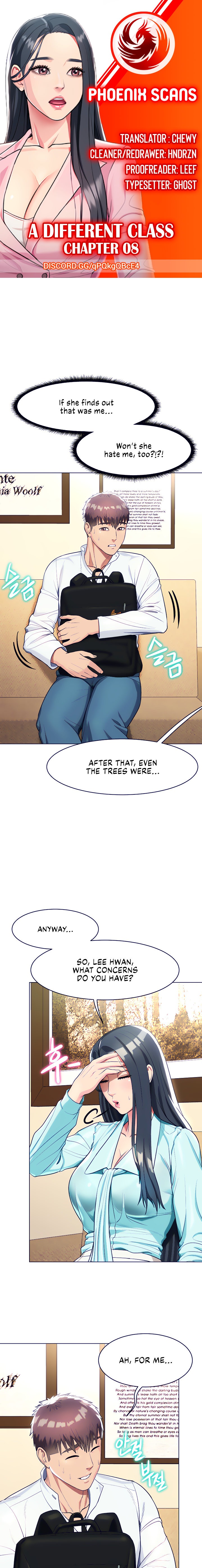 A Different Class chapter 8 page 1