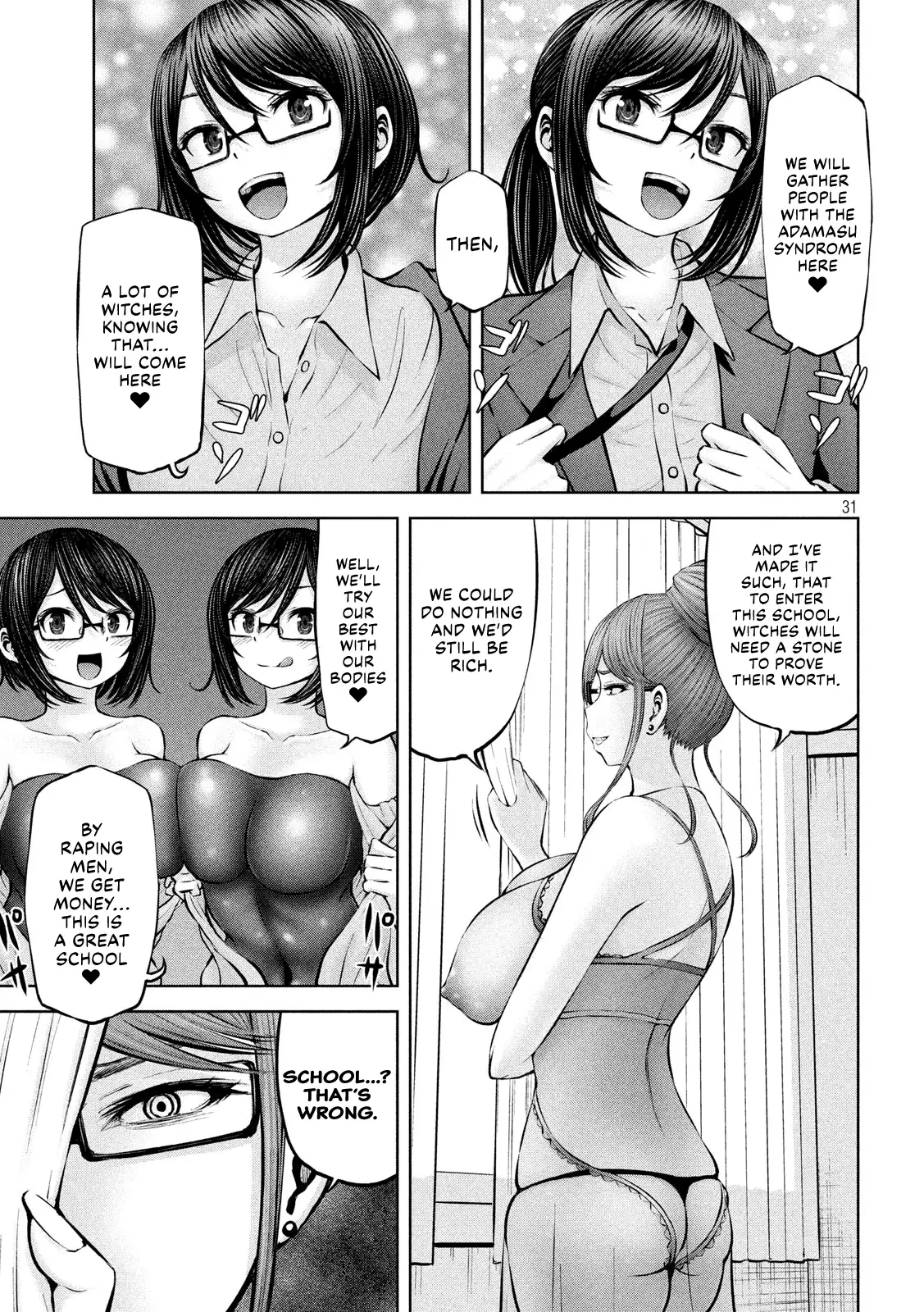Adamasu no Majotachi chapter 17 page 32