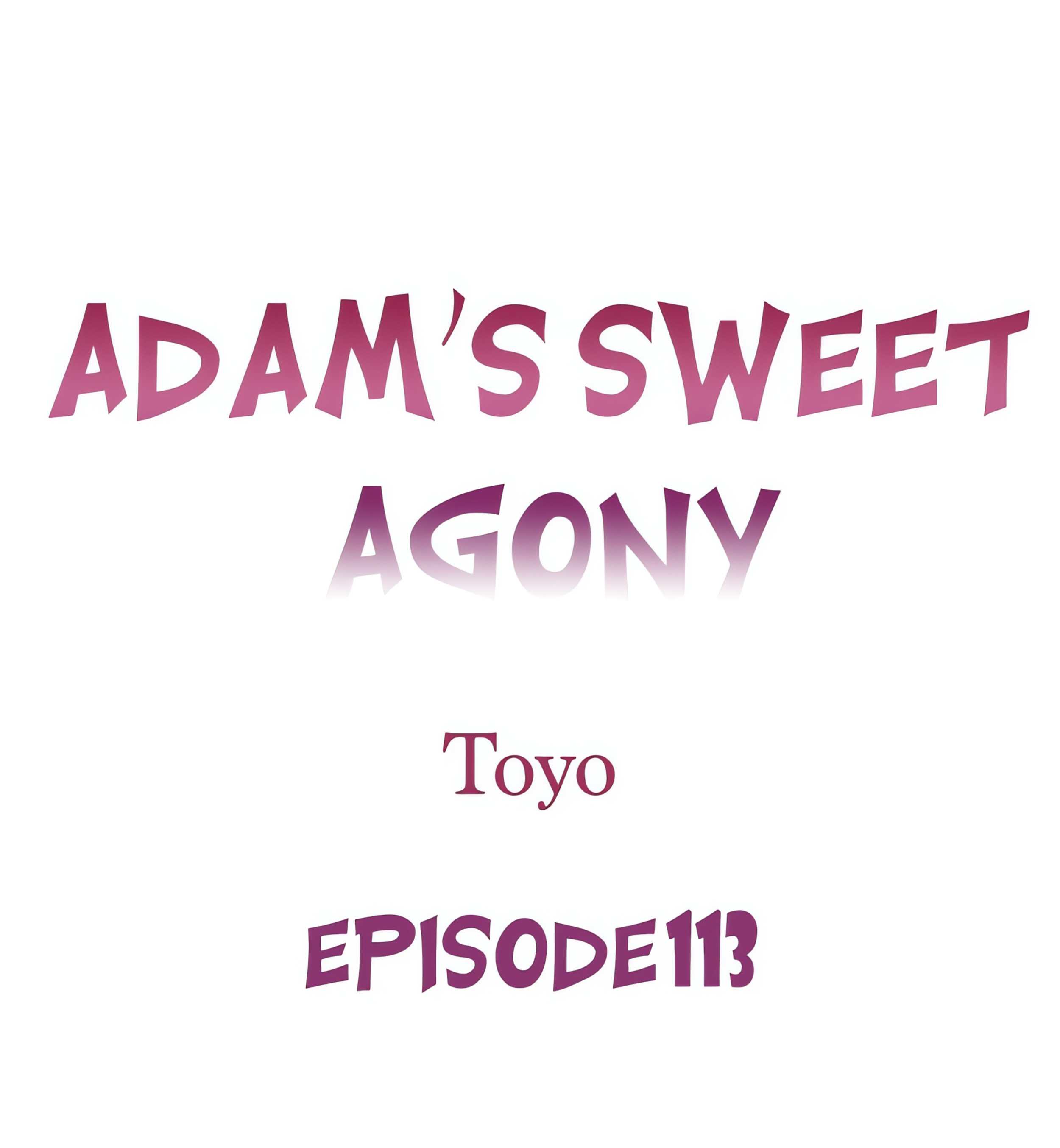 Adam’s Sweet Agony chapter 113 page 1