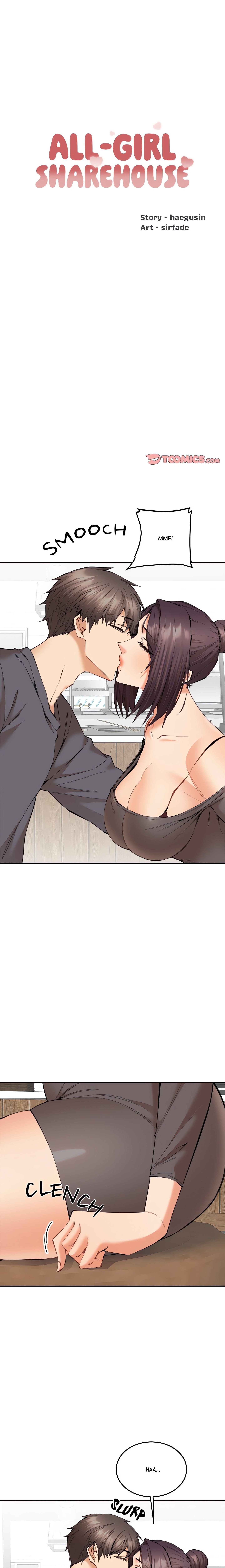 All-Girl Sharehouse chapter 10 page 1