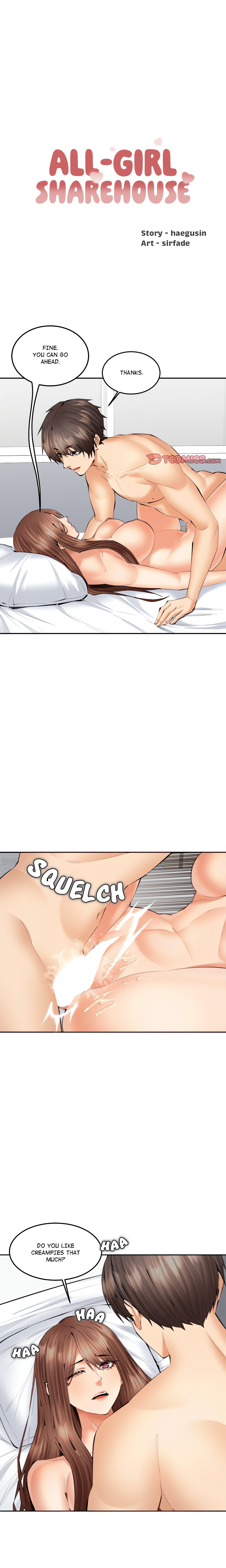 All-Girl Sharehouse chapter 14 page 1