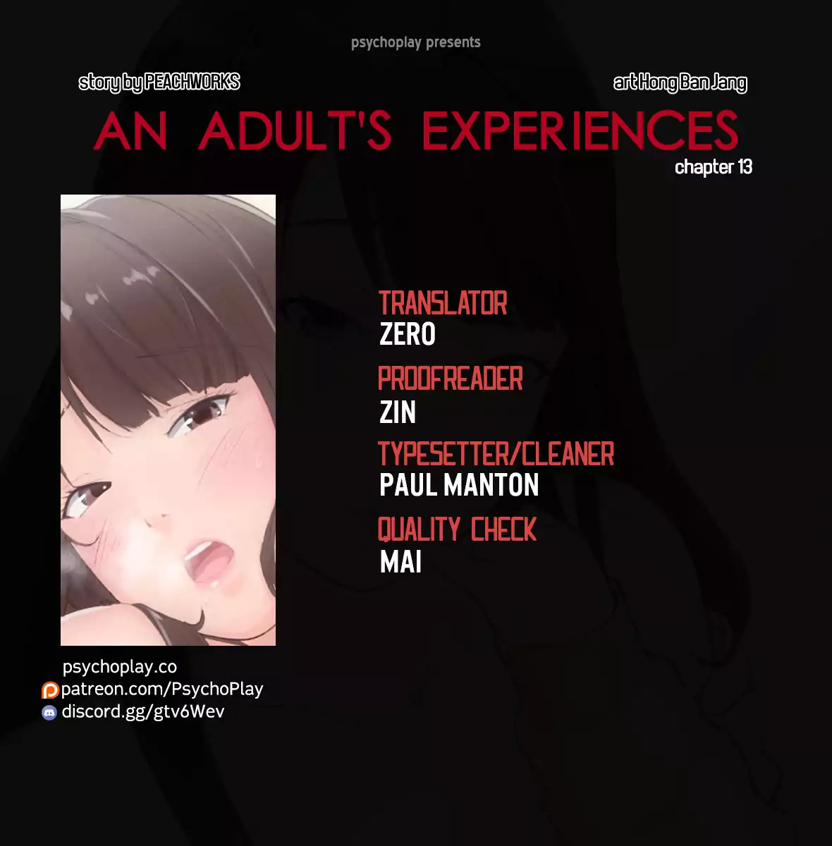 An Adult’s Experiences chapter 13 page 1