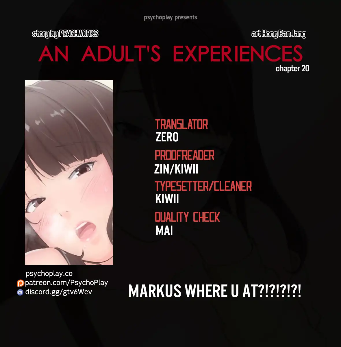 An Adult’s Experiences chapter 20 page 1