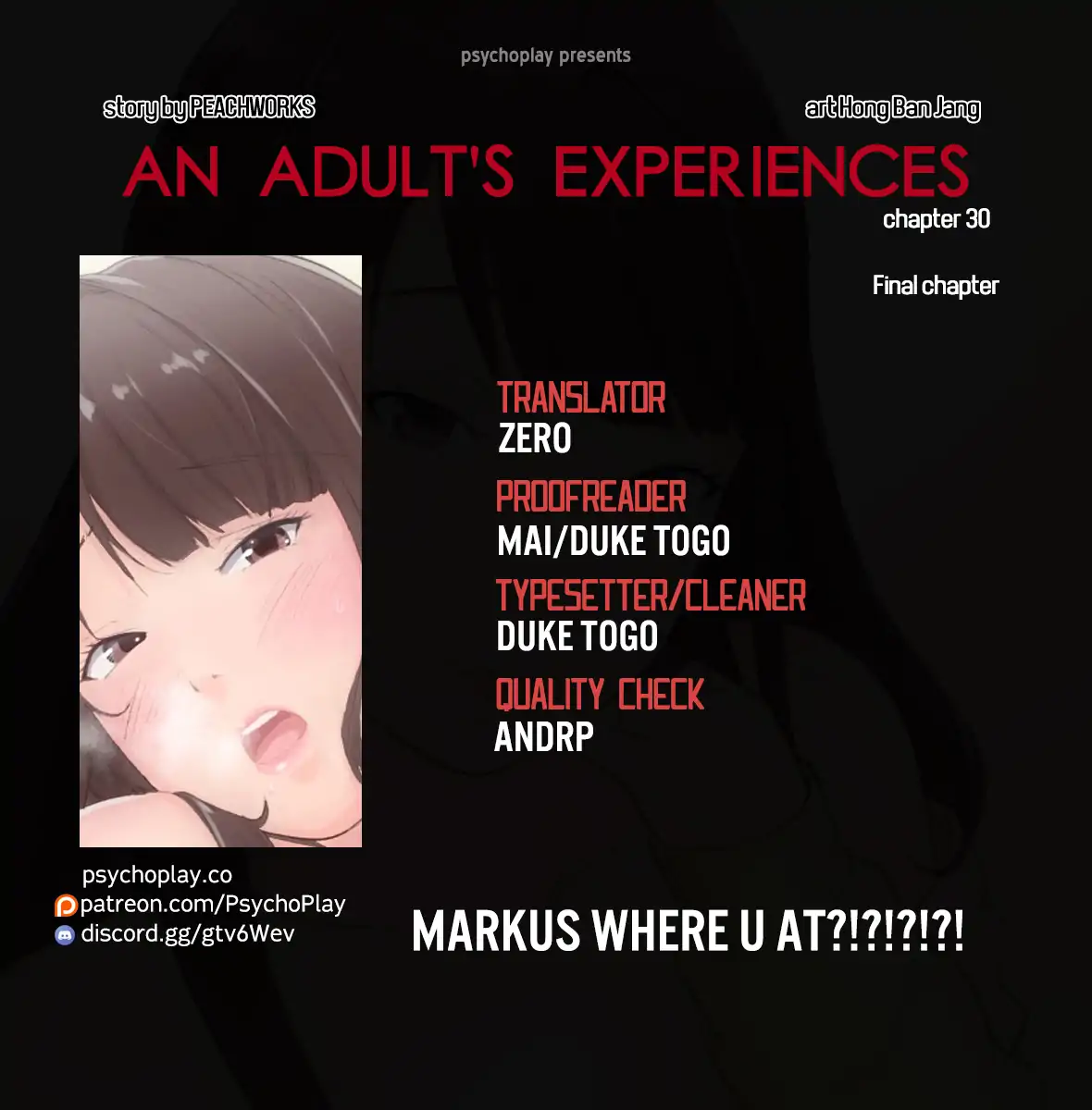 An Adult’s Experiences chapter 30 page 1