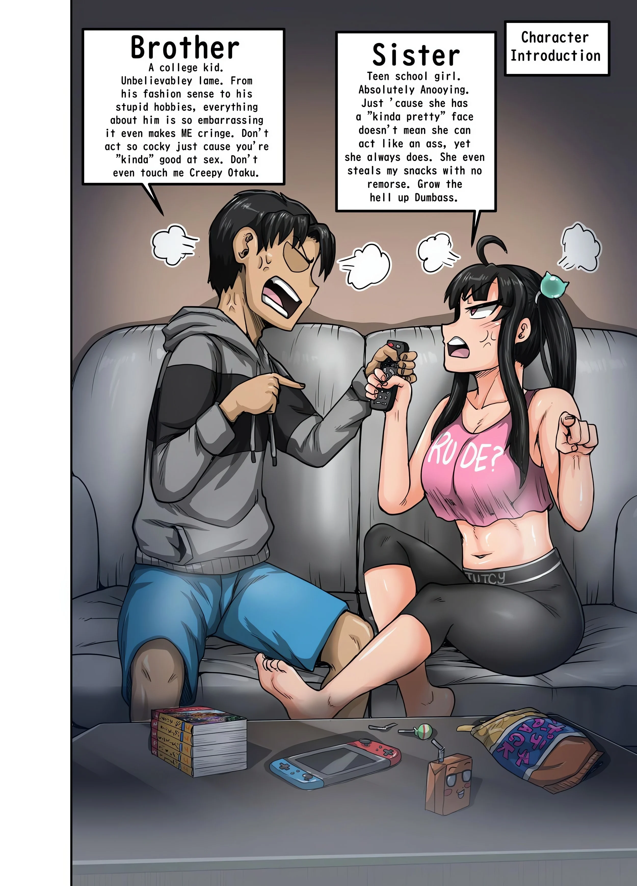 Annoying Sister Needs to Be Scolded!! chapter 1 page 2