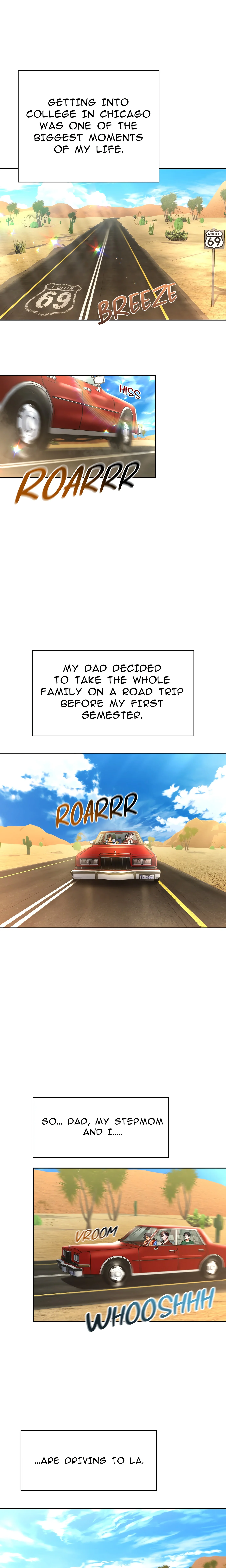 Backseat Trip with my Stepmother chapter 2 page 1