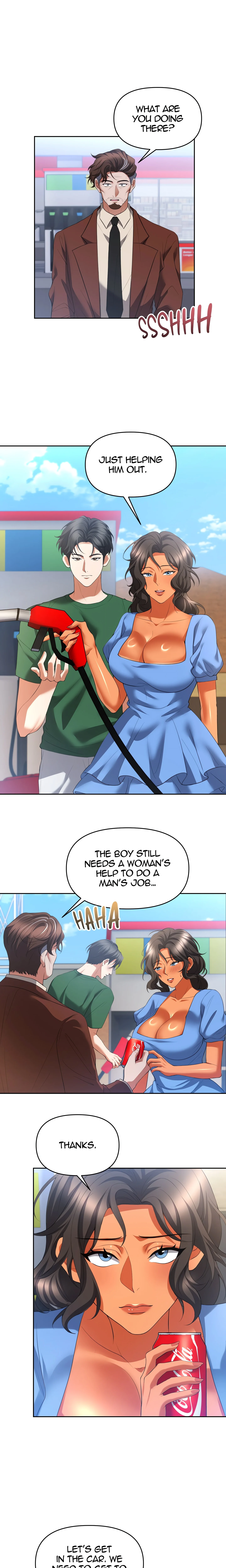 Backseat Trip with my Stepmother chapter 3 page 1