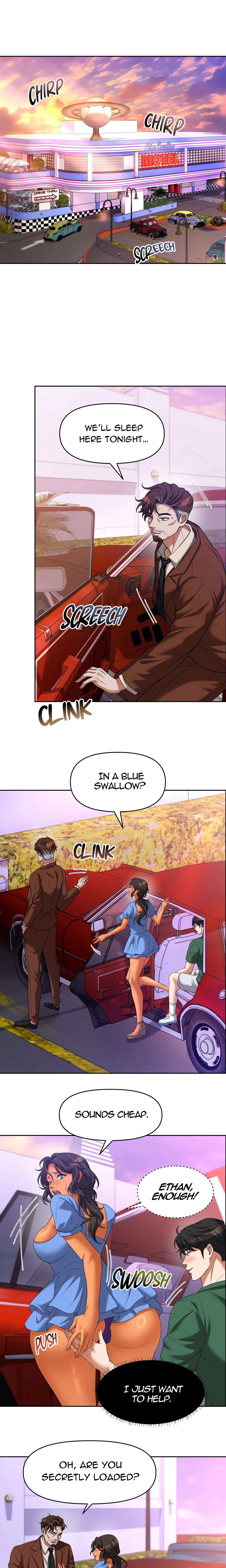 Backseat Trip with my Stepmother chapter 6 page 1