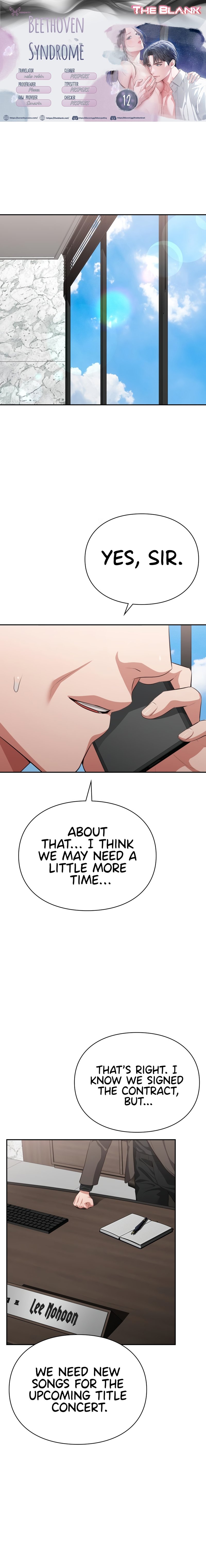 Beethoven Syndrome chapter 12 page 1