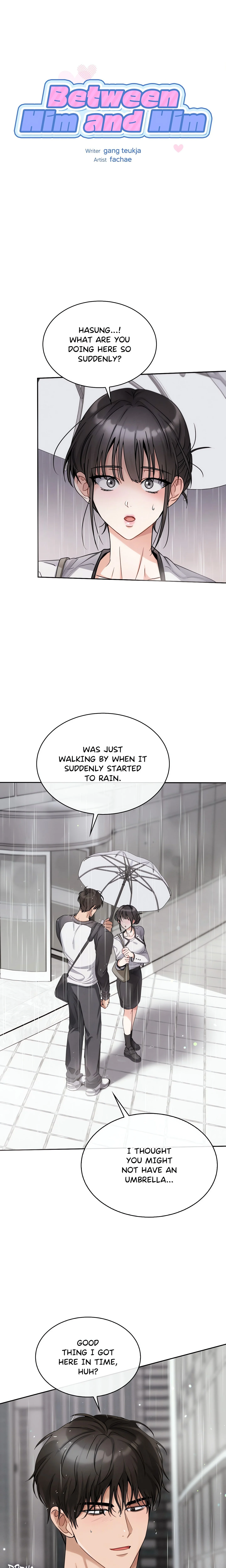 Between Him and Him chapter 8 page 1