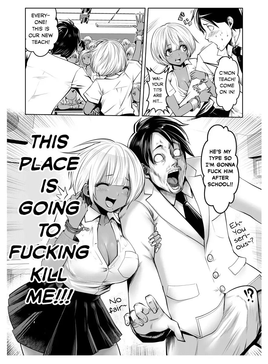 Black Gakkou ni Tsutometeshimatta Sensei chapter 1 page 4