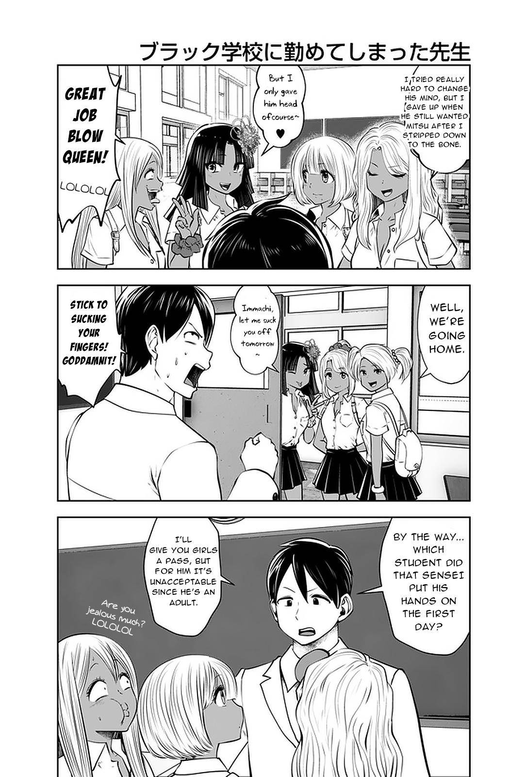 Black Gakkou ni Tsutometeshimatta Sensei chapter 24 page 14
