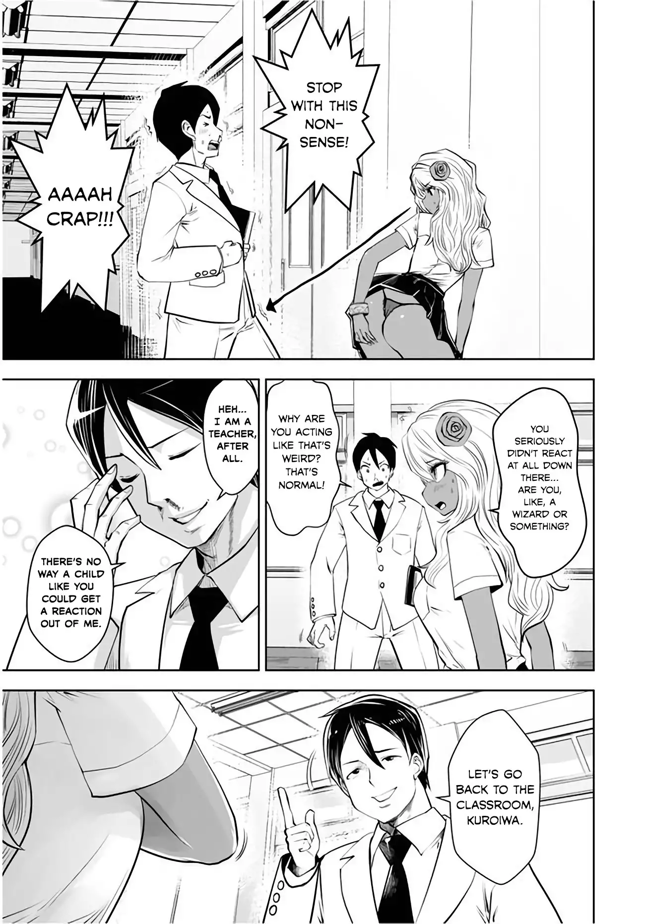 Black Gakkou ni Tsutometeshimatta Sensei chapter 3 page 3
