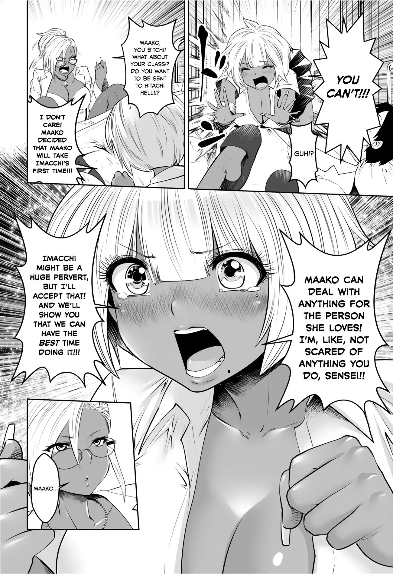 Black Gakkou ni Tsutometeshimatta Sensei chapter 4 page 6