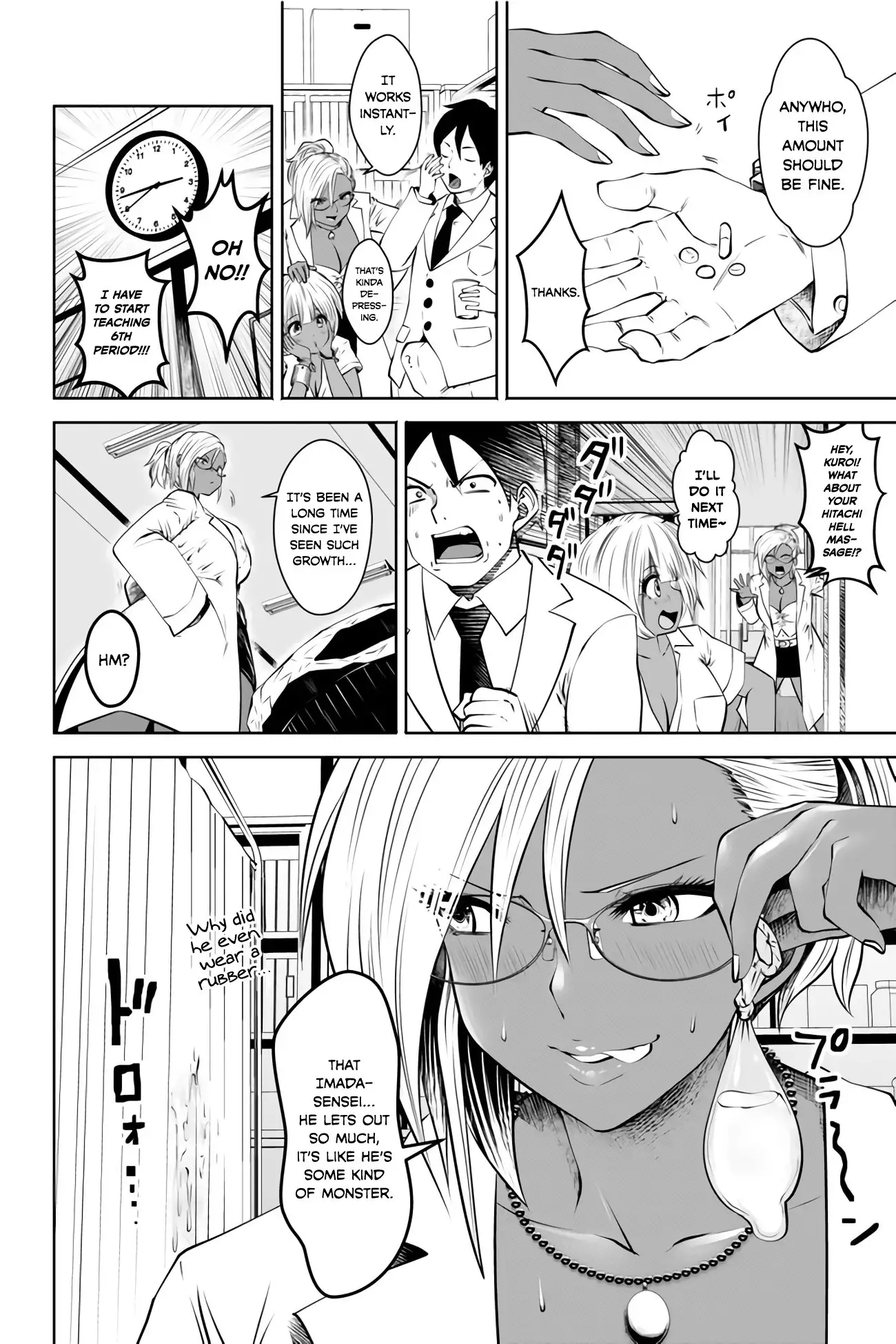 Black Gakkou ni Tsutometeshimatta Sensei chapter 4 page 19