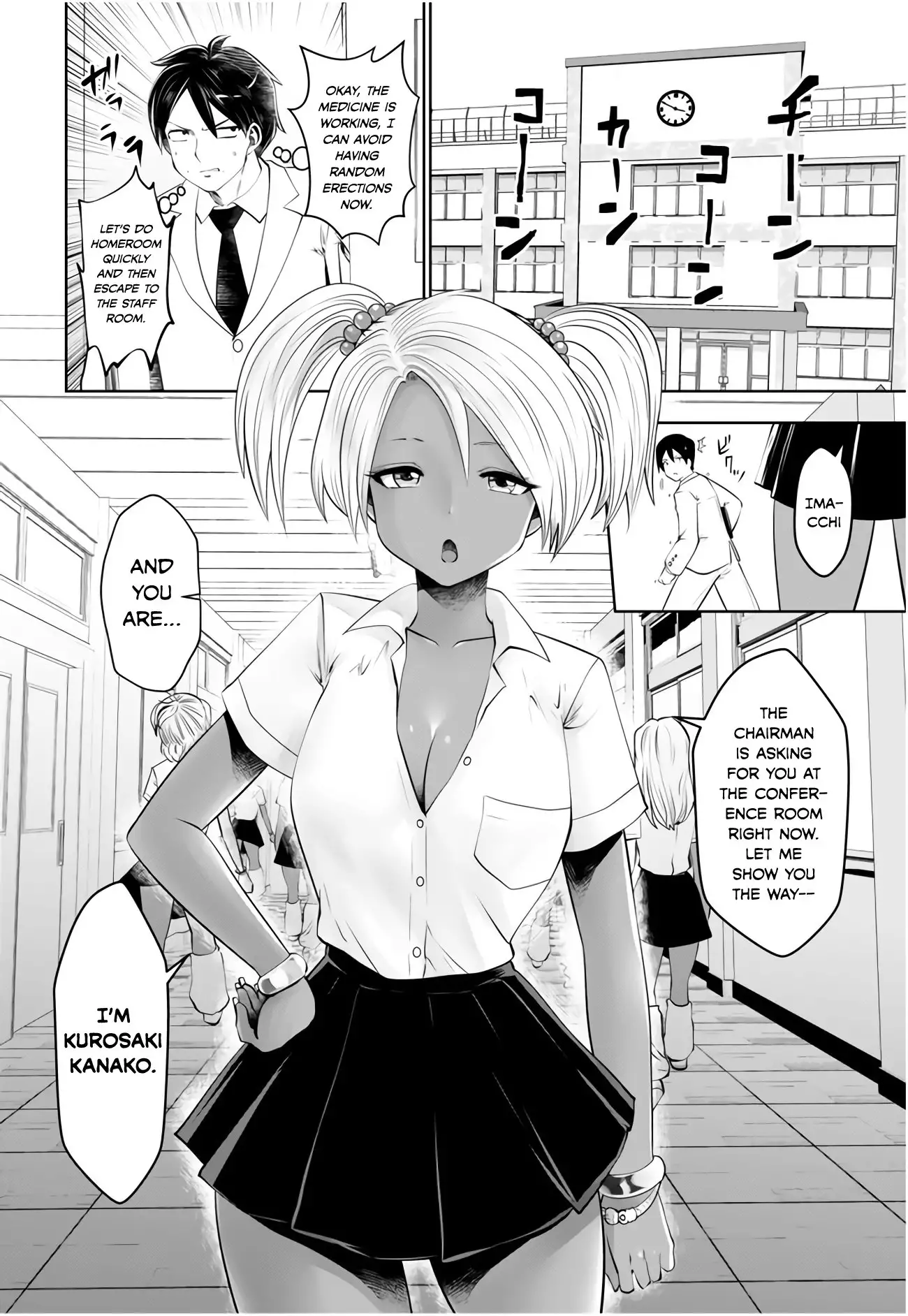 Black Gakkou ni Tsutometeshimatta Sensei chapter 5 page 4
