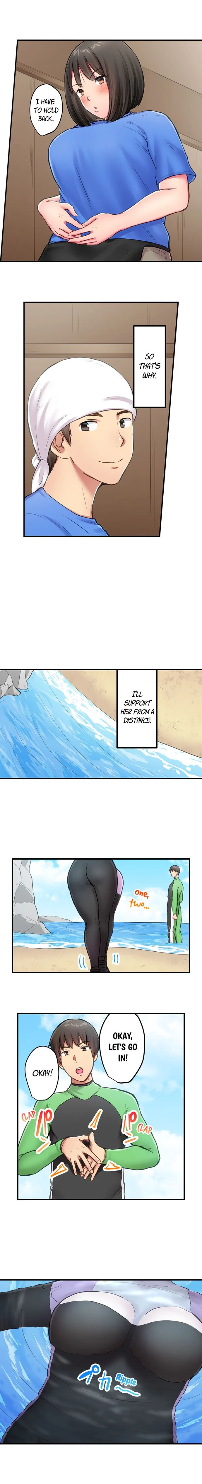 Blooming Summer Making Her Cum in Her Tight Wetsuit chapter 4 page 6