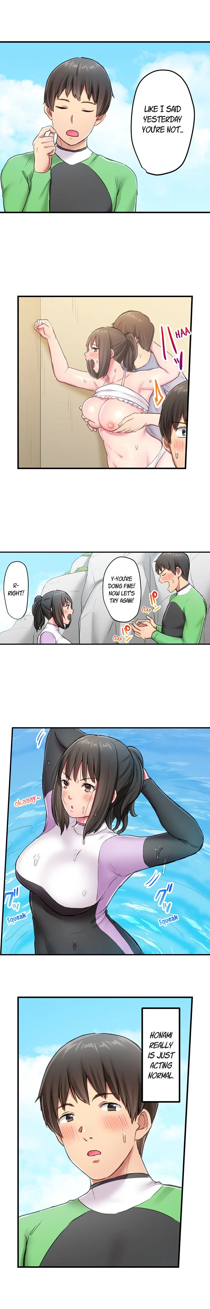 Blooming Summer Making Her Cum in Her Tight Wetsuit chapter 4 page 8