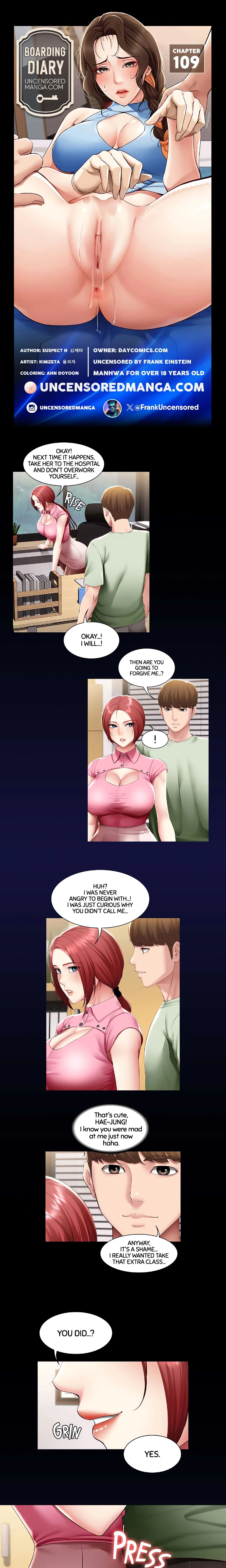 Boarding Diary (Uncensored Fan Edition) chapter 109 page 1