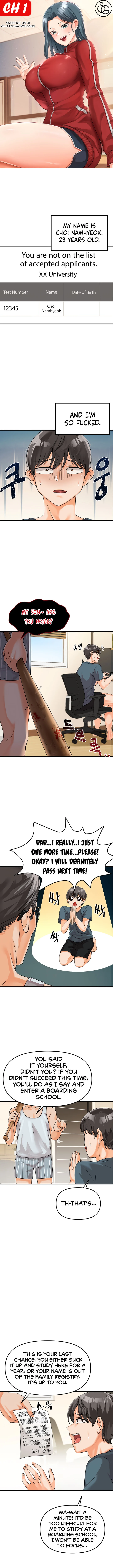 Boarding School chapter 1 page 1