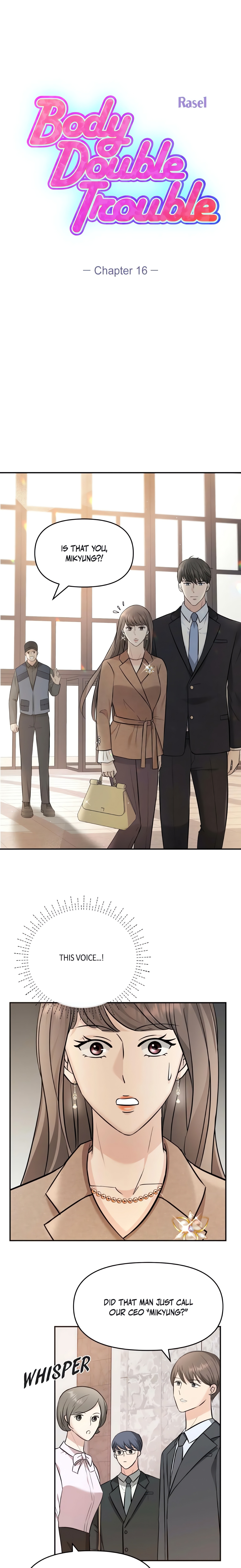 Body Double Trouble (Official) chapter 16 page 1
