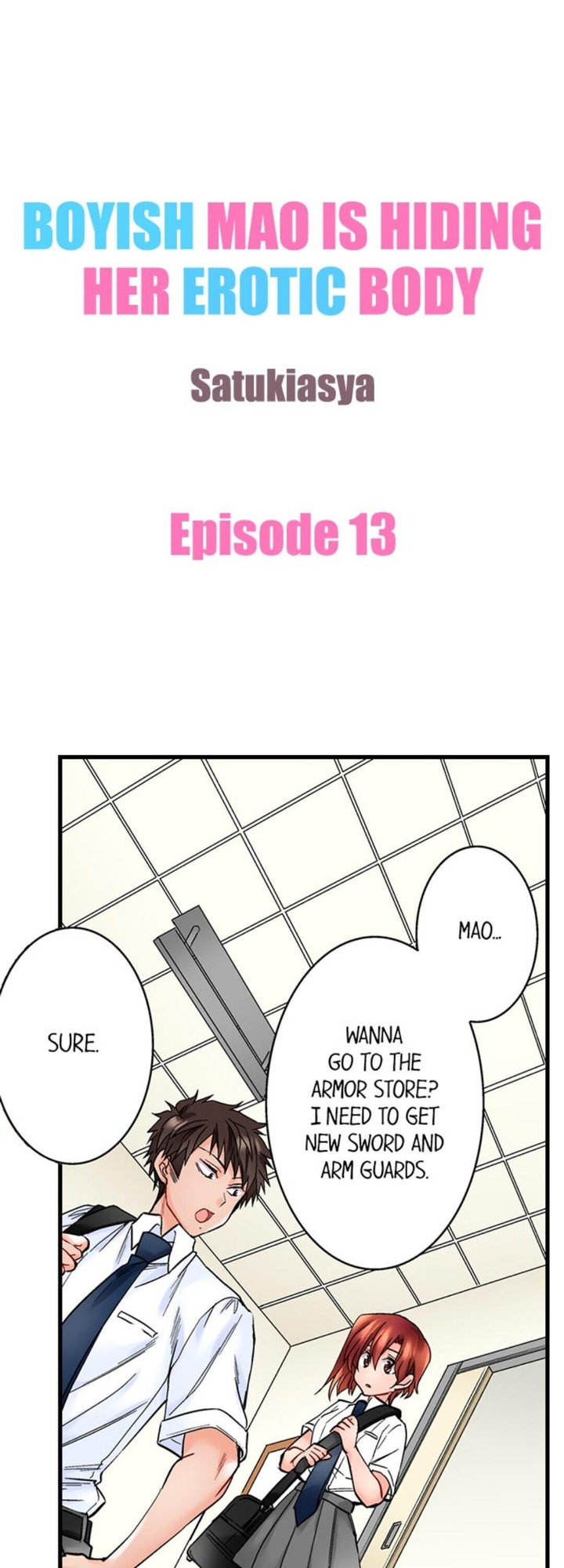 Boyish Mao is Hiding Her Erotic Body chapter 13 page 1