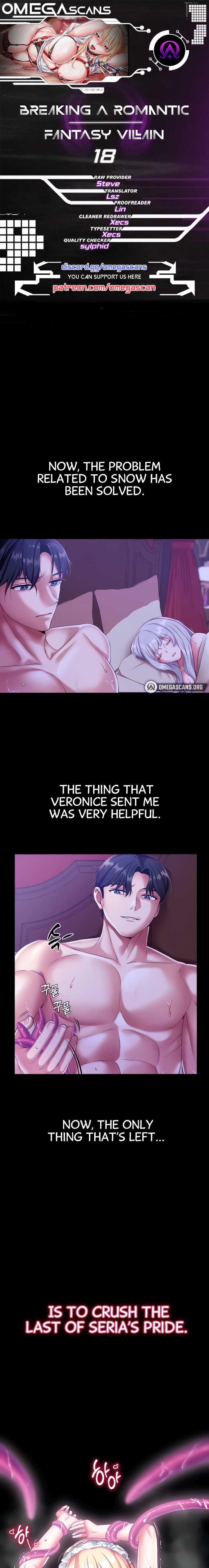 Breaking A Romantic Fantasy Villain chapter 18 page 1
