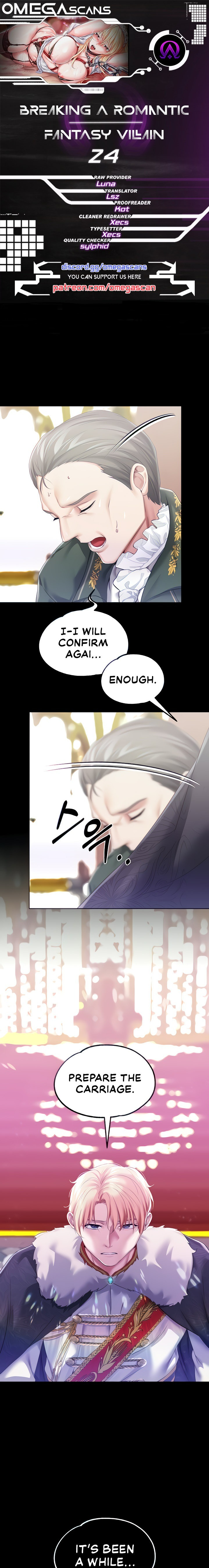 Breaking A Romantic Fantasy Villain chapter 24 page 1