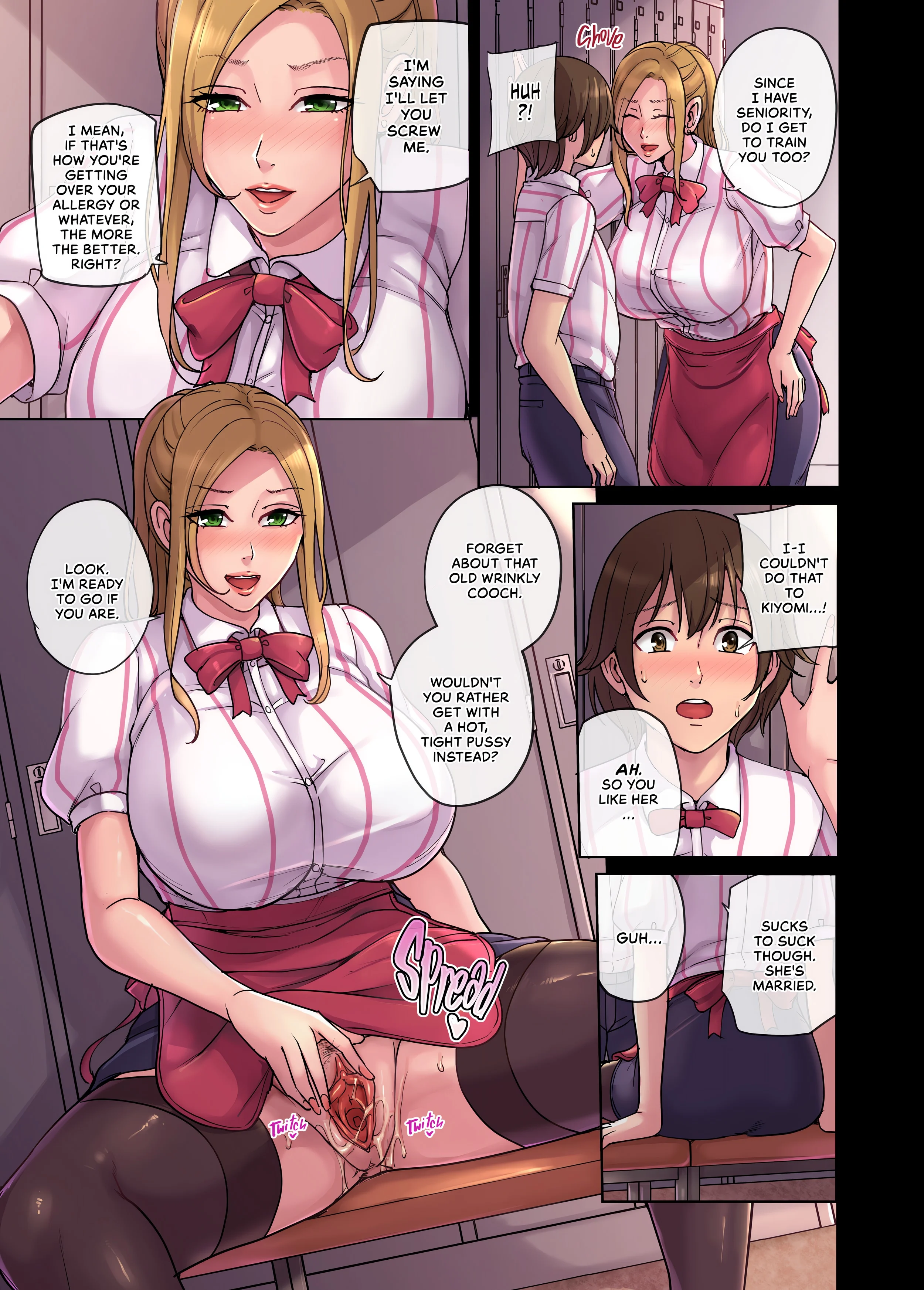Breaking in the New Hire (Another Man’s Wife VS the College Student) chapter 1 page 22