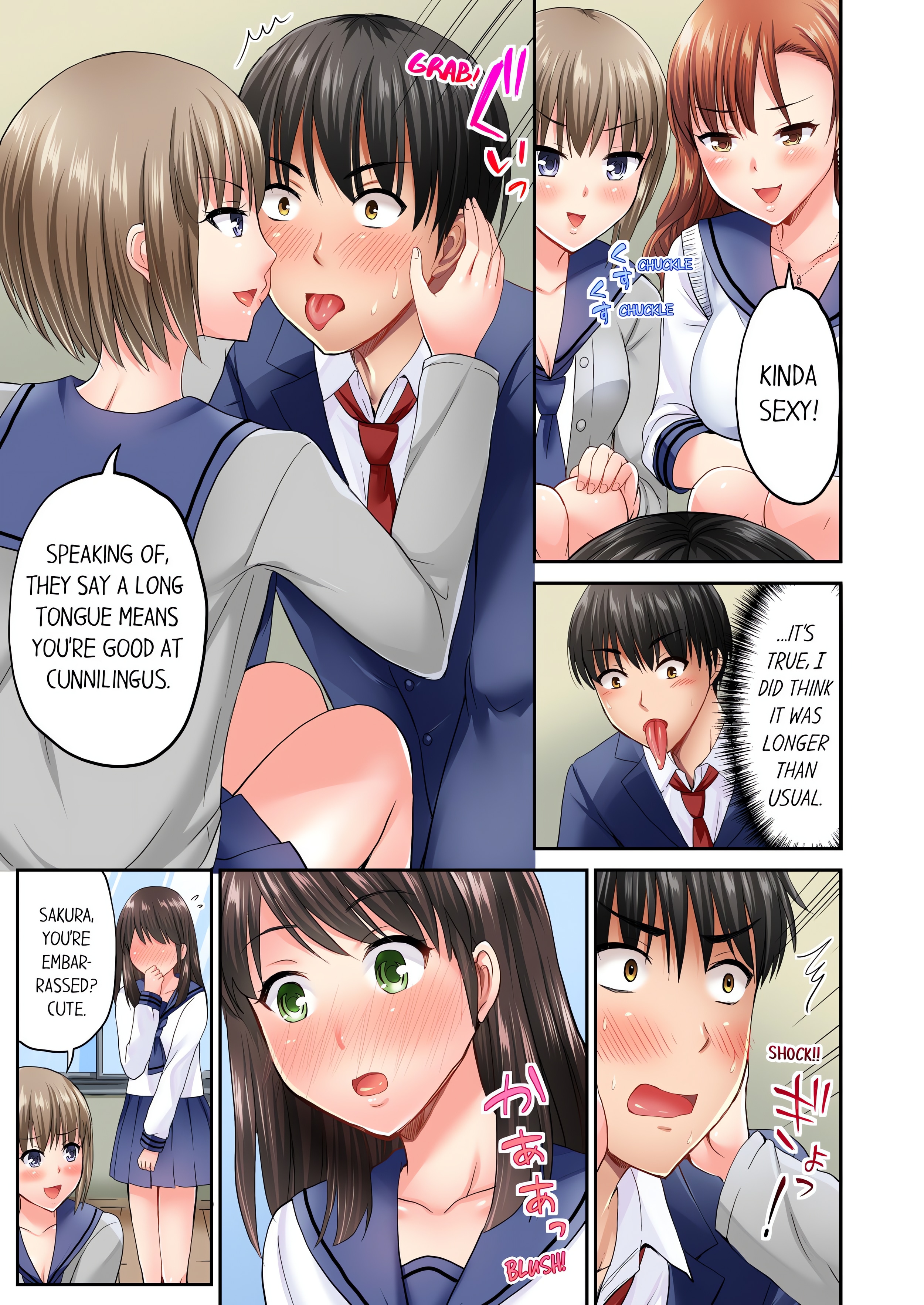 Bullied Boy’s Tongue Revenge (Uncensored) chapter 1 page 5