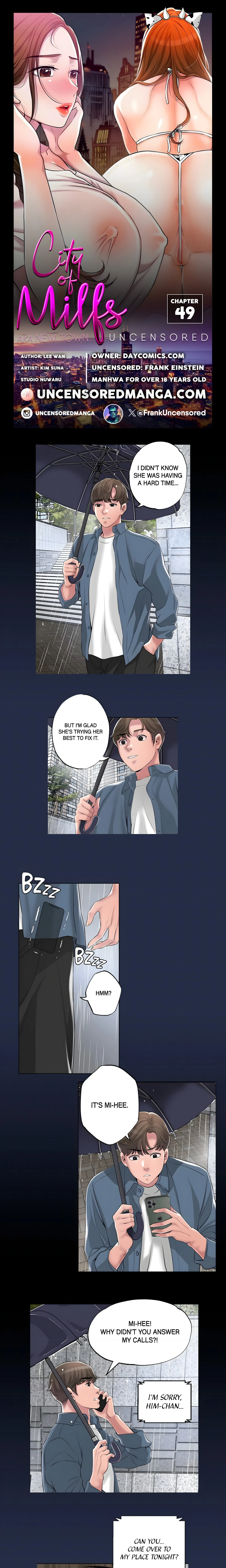 CITY MILFS (Uncensored Fan Edition) chapter 49 page 1
