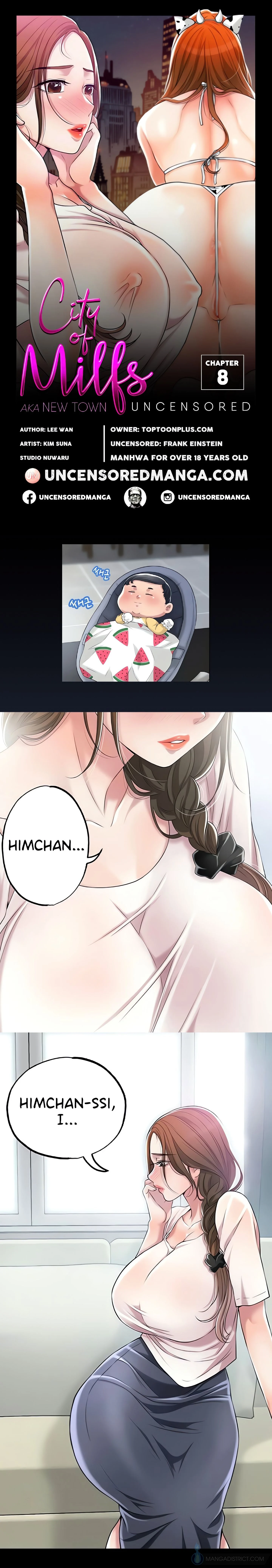 CITY MILFS (Uncensored Fan Edition) chapter 8 page 1