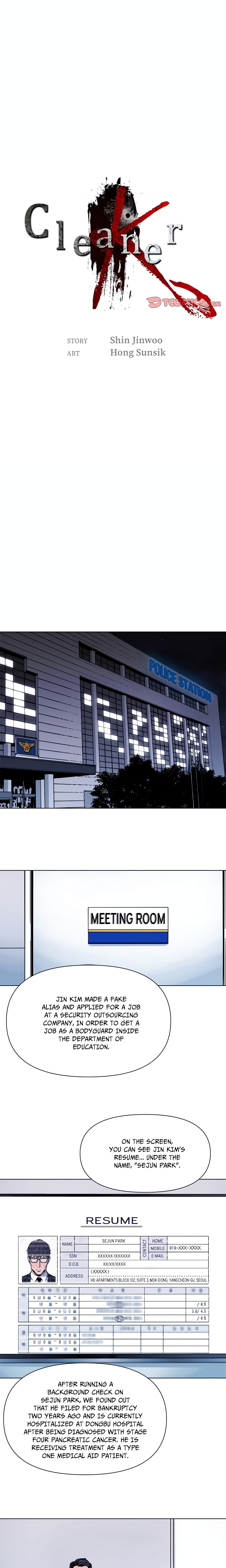 Cleaner K (Official) chapter 72 page 1