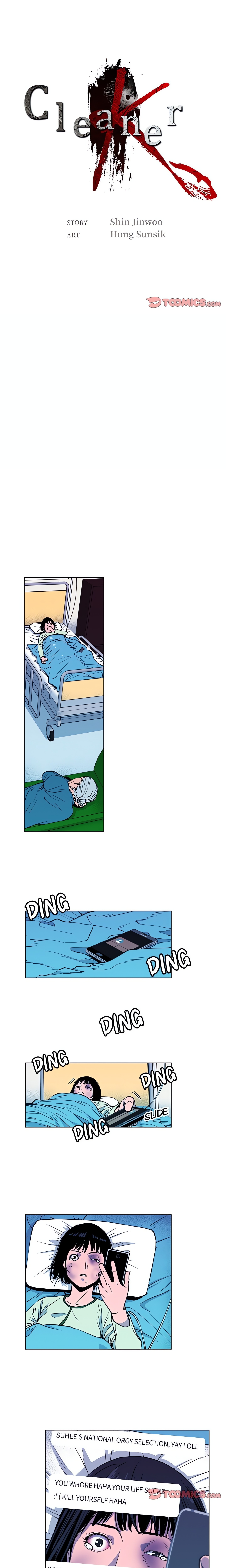 Cleaner K (Official) chapter 9 page 1