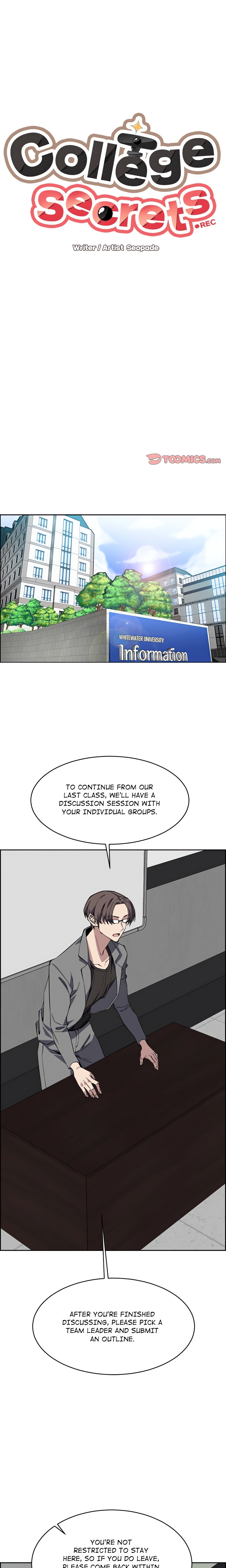 College Secrets (Official) chapter 13 page 1