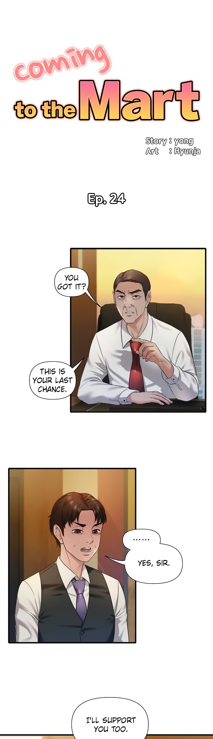 Coming to the Mart chapter 24 page 1