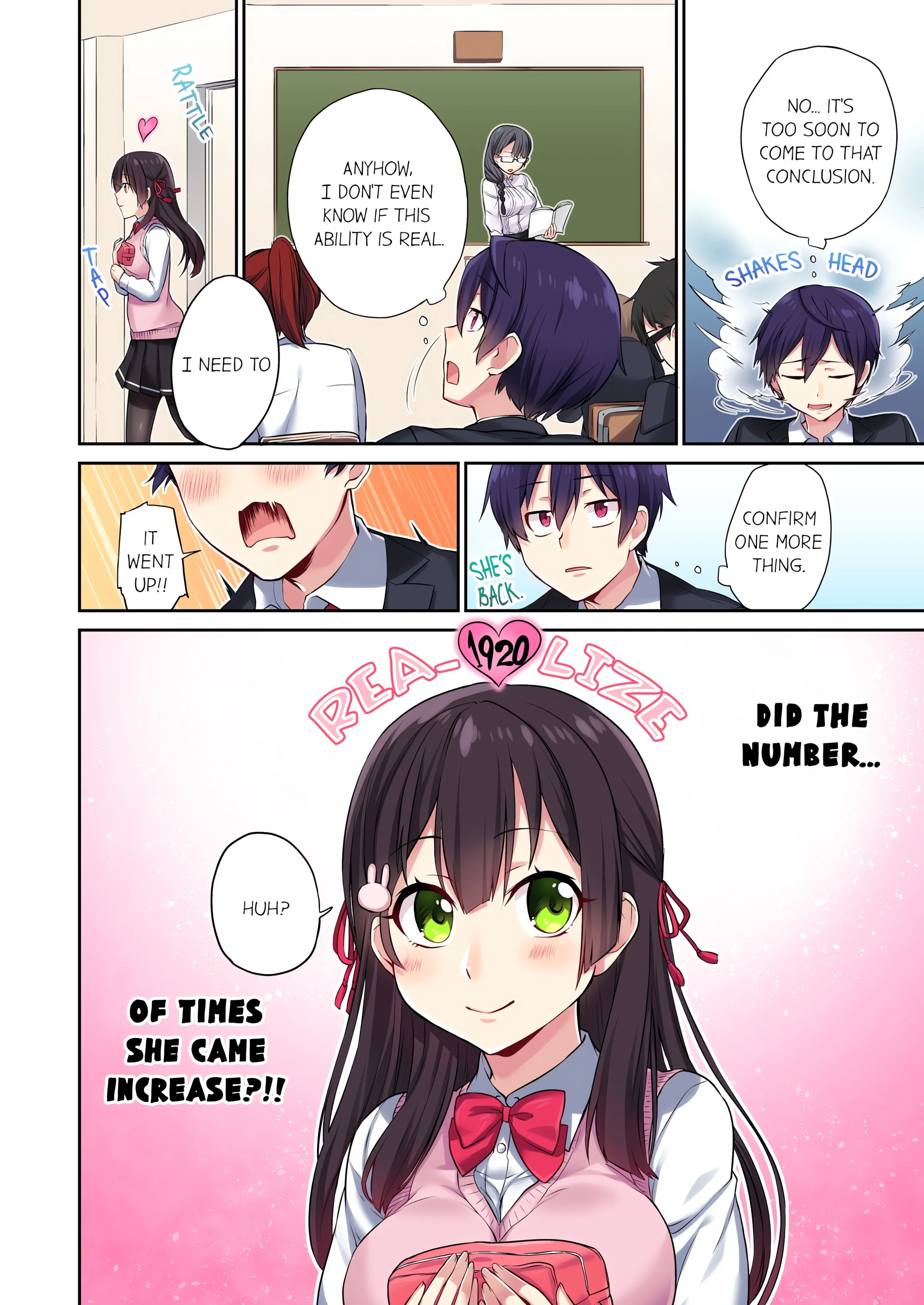 Committee Chairman, Didn’t You Just Masturbate in the Bathroom? I Can See The Number of Times People Orgasm (Uncensored) chapter 1 page 8