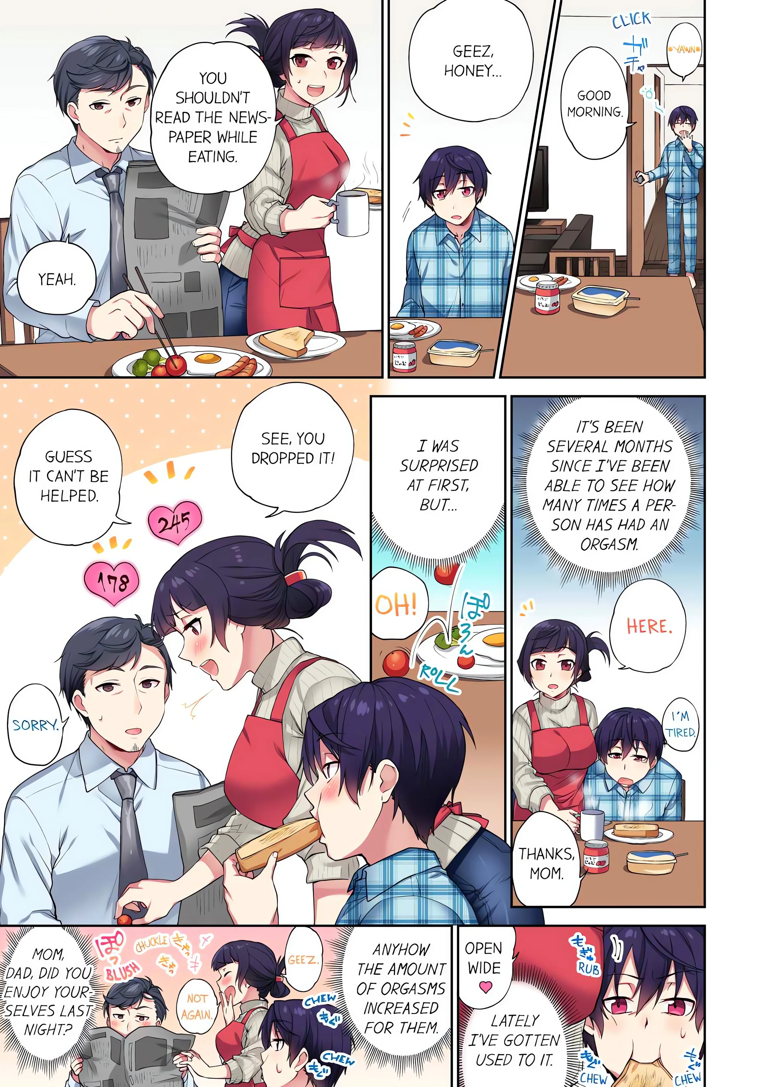 Committee Chairman, Didn’t You Just Masturbate in the Bathroom? I Can See The Number of Times People Orgasm (Uncensored) chapter 34 page 1