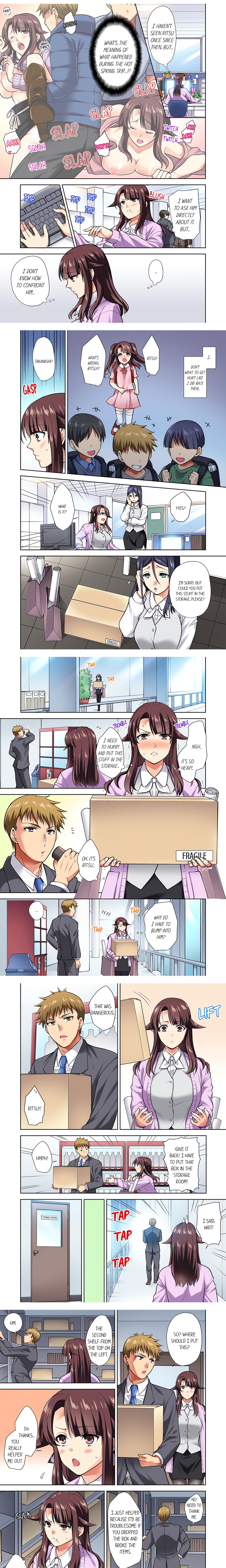 Company Outing That Never Ends Even If I Cum – “I’m Fucked By My Childhood Friend…!” chapter 4 page 1