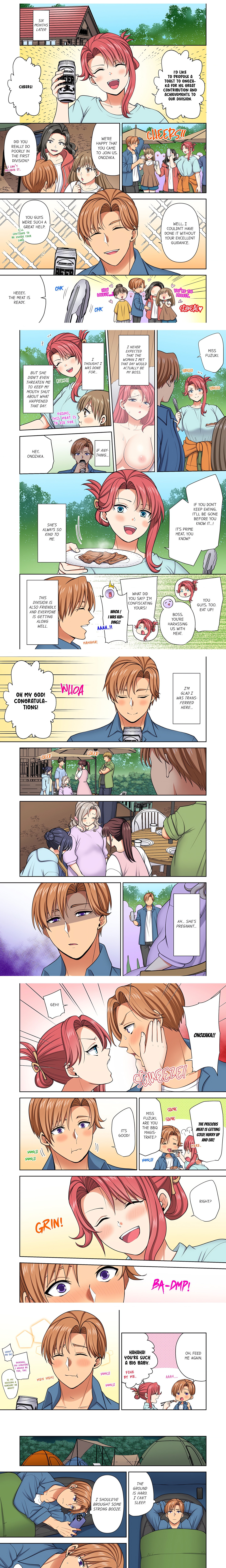 Company Outing That Never Ends Even If I Cum – “I’m Fucked By My Childhood Friend…!” chapter 46 page 1