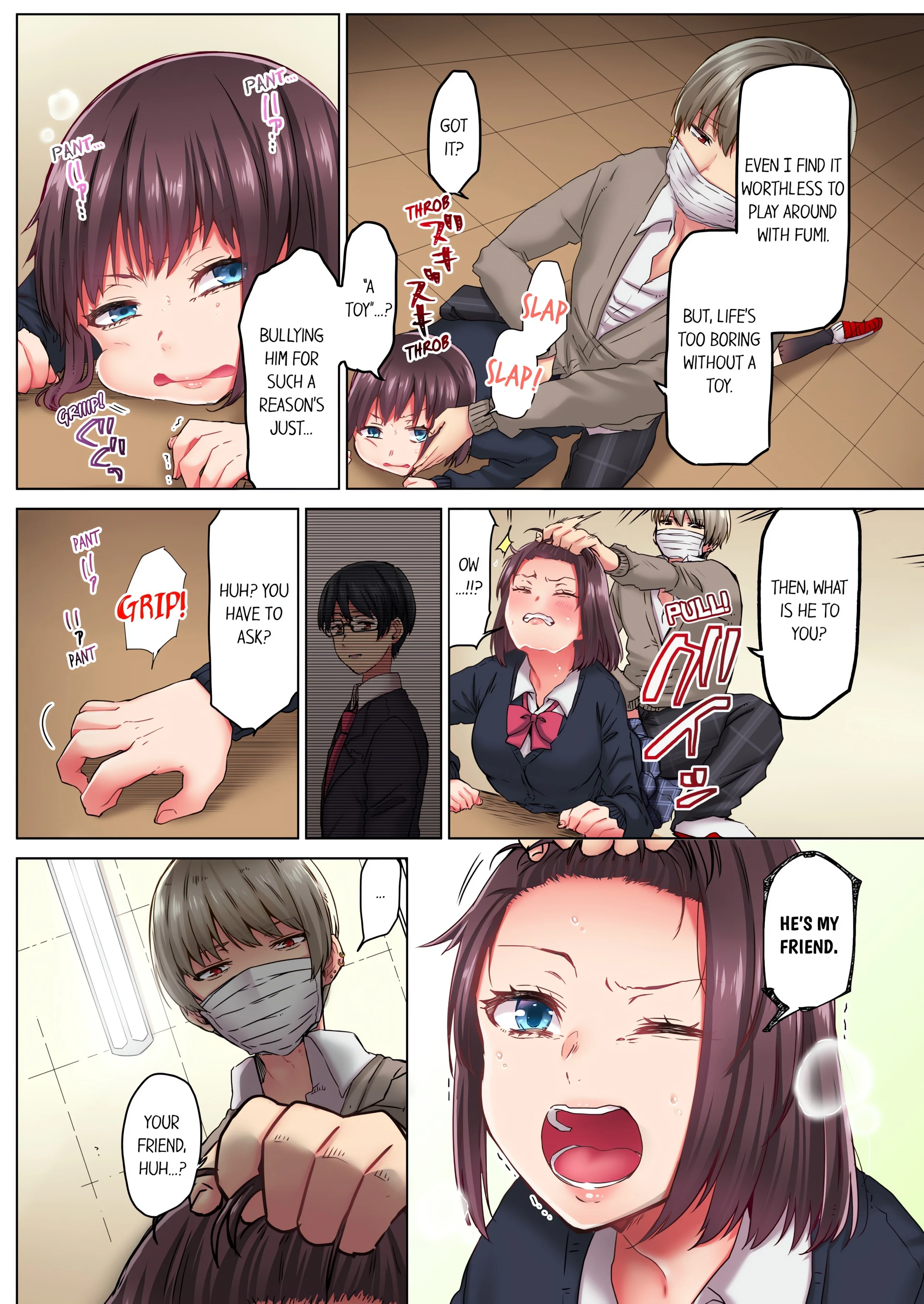 Cumming 100 Times To Protect My Crush (Uncensored) chapter 1 page 6