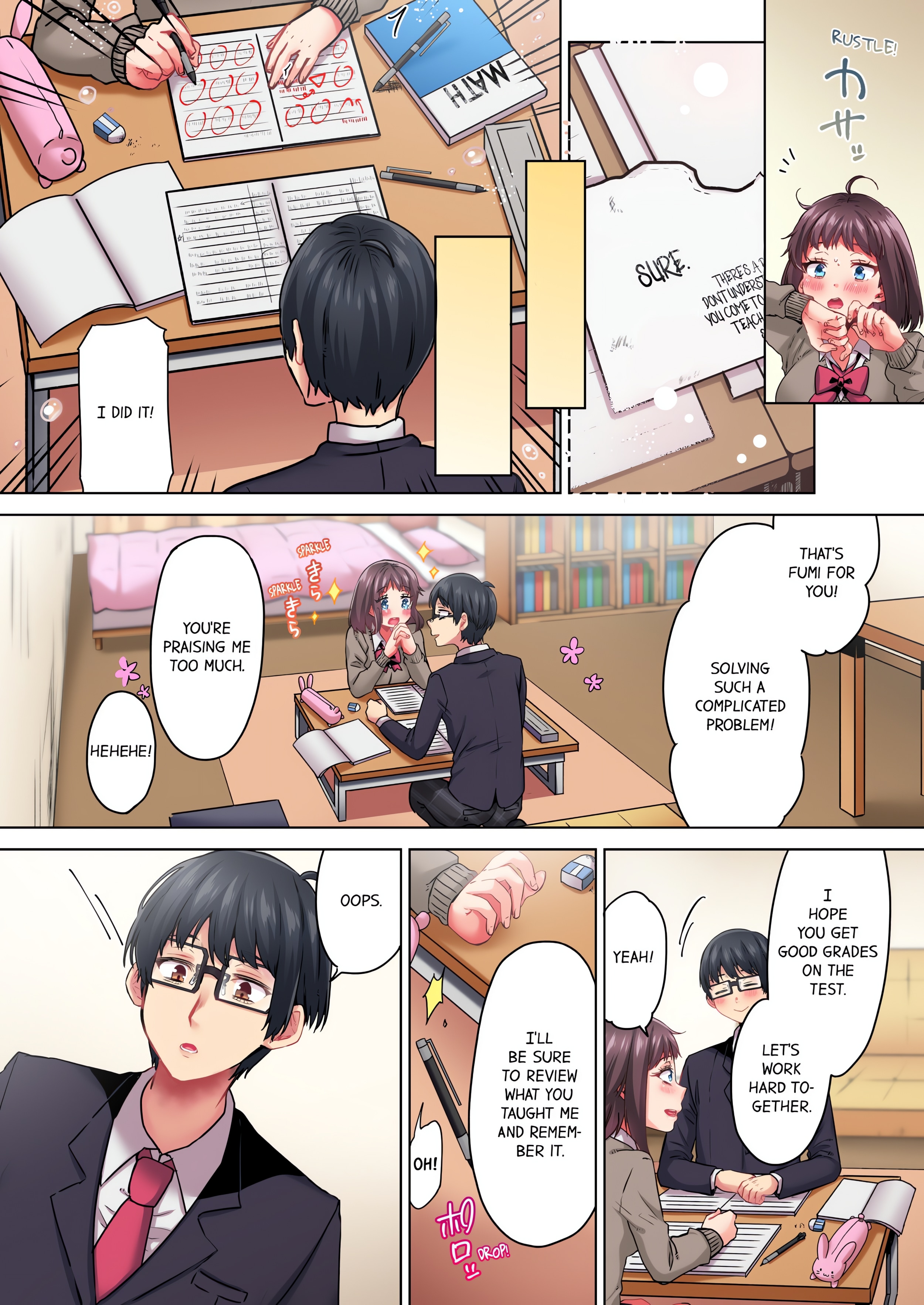 Cumming 100 Times To Protect My Crush (Uncensored) chapter 13 page 4