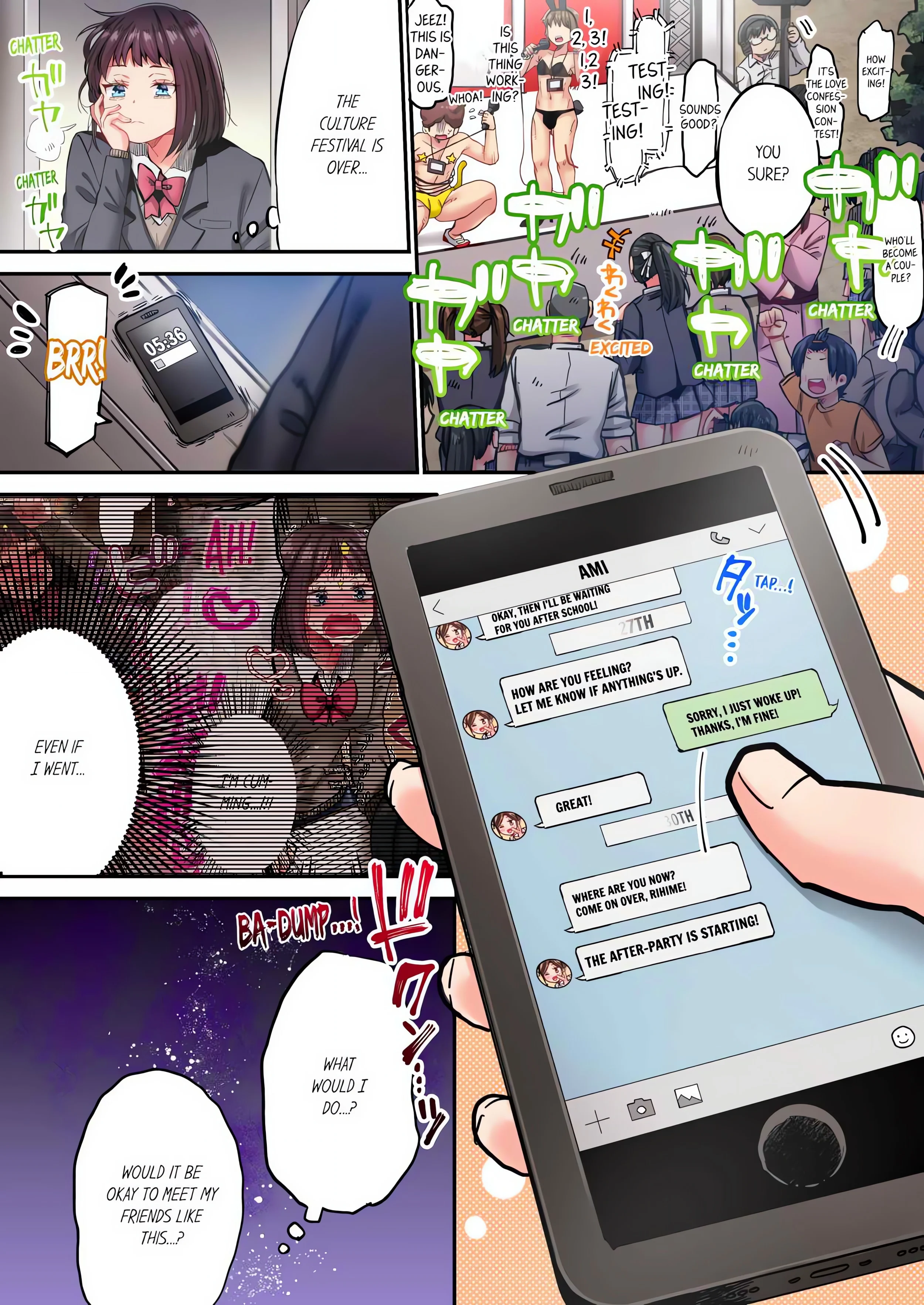 Cumming 100 Times To Protect My Crush (Uncensored) chapter 37 page 1
