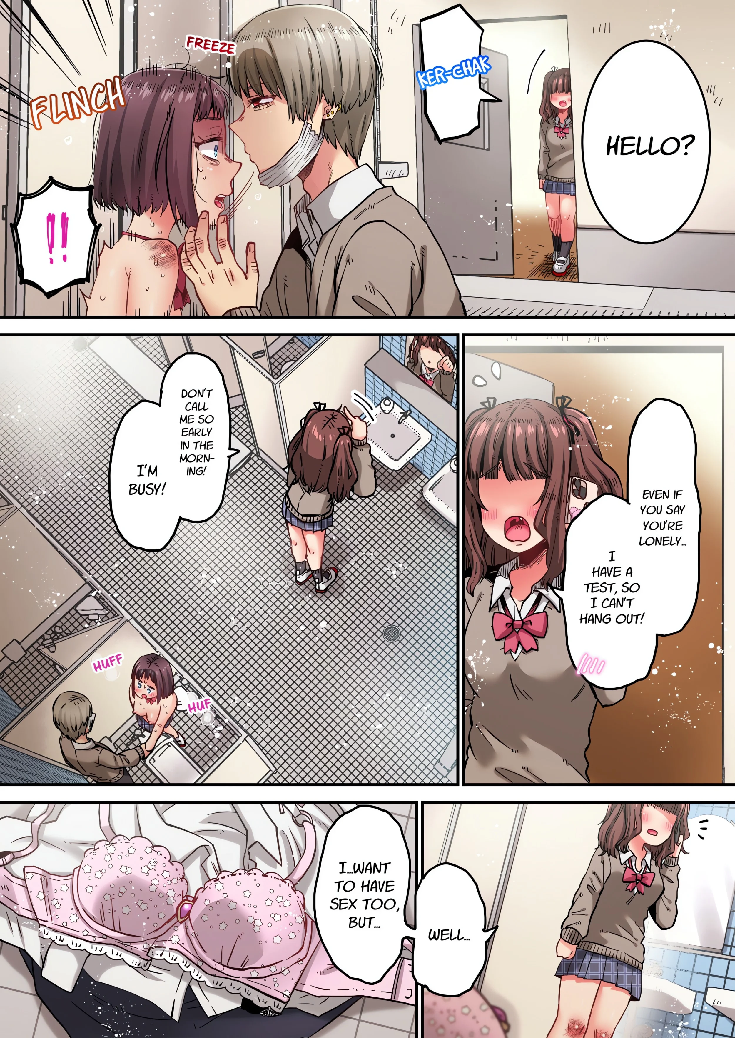 Cumming 100 Times To Protect My Crush (Uncensored) chapter 50 page 1