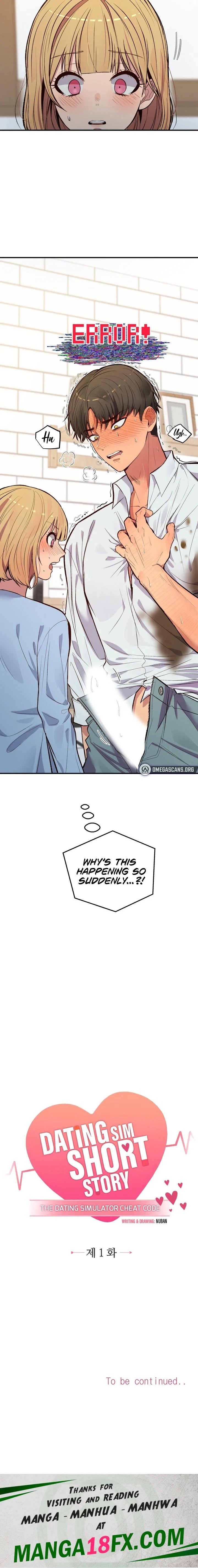 [Dating Sim Short Story] The Dating Simulator Cheat Code chapter 1 page 14