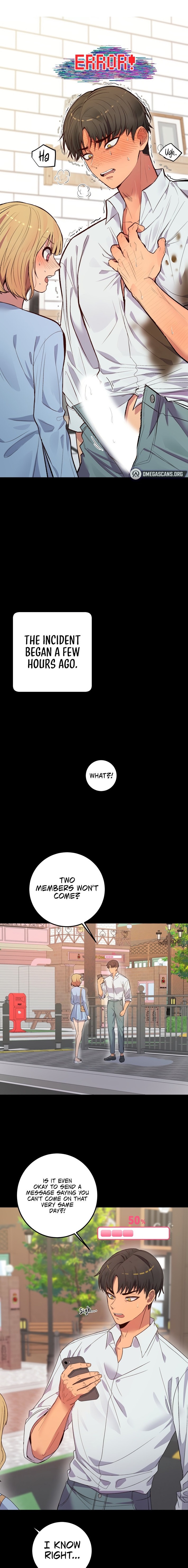 [Dating Sim Short Story] The Dating Simulator Cheat Code chapter 2 page 1