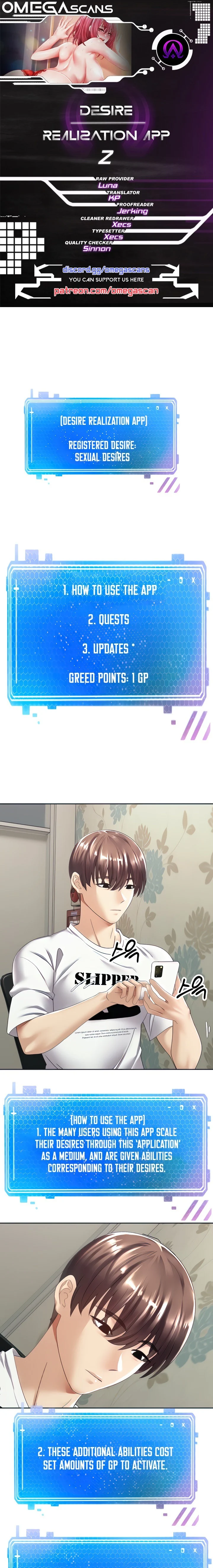 Desire Realization App chapter 2 page 1
