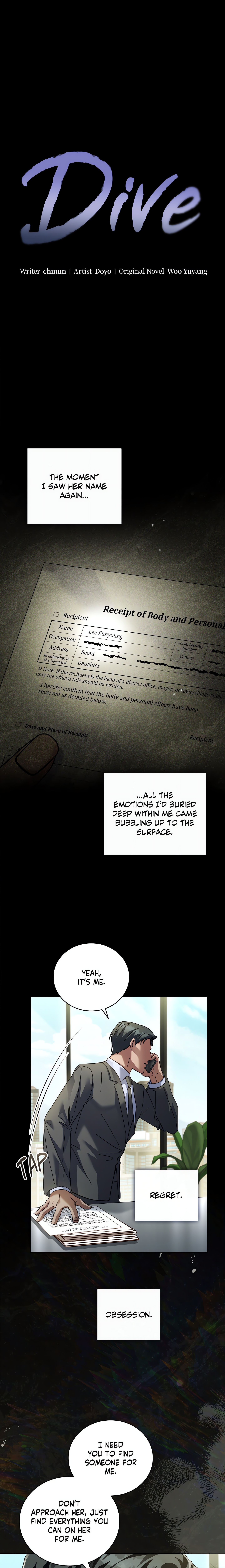 Dive (Woo Yuyang) (Uncensored) chapter 48 page 1